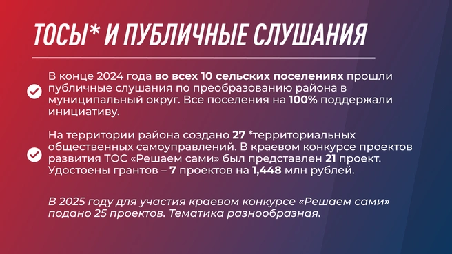 Данные из презентации главы Дульдургинского района | Источник: CHITA.RU 