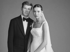 Двухметровая фата и кутюрный Givenchy: рассматриваем свадебный образ дочери Стива Джобса