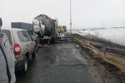 Нефтеразлив на 250 кв. метров в Волжском районе