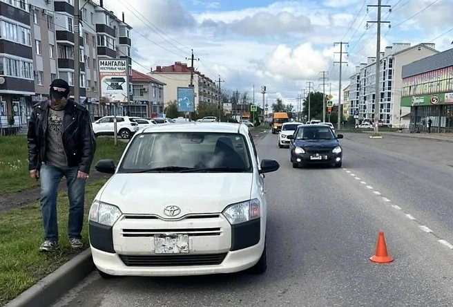 Пешеход пересекала дорогу не по зебре | Источник: Госавтоинспекция Ставропольского края