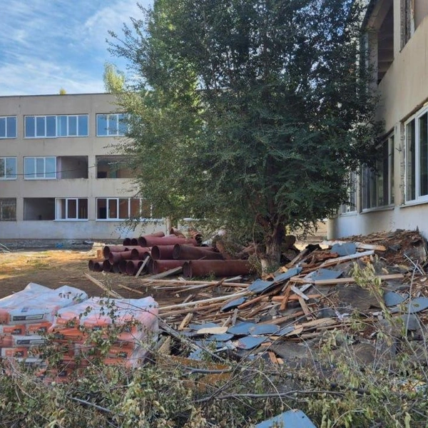 В таком состоянии сейчас находится школа после запланированного капремонта | Источник: ГУ МВД России по Волгоградской области