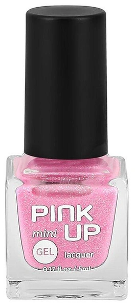 Лак для ногтей PINK UP MINI GEL, с эффектом геля, тон 71, 5 мл