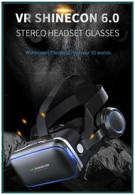 Очки виртуальной реальности /VR очки/ VR очки для телефона/3D очки для телефона/ Очки со стереонаушниками высокой чёткости!