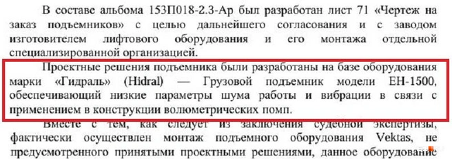 Суд обратил внимание, что магазин установил не тот подъемник | Источник: судебное решение