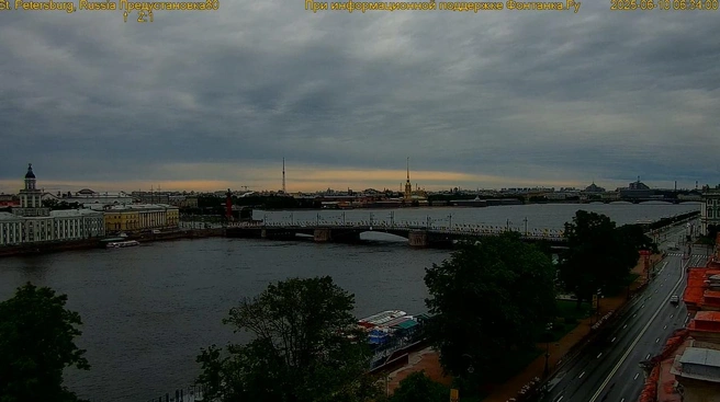 Большую часть воды циклон уже вылил, осталось на короткие дожди | Источник: кадр супервидовой веб-камеры