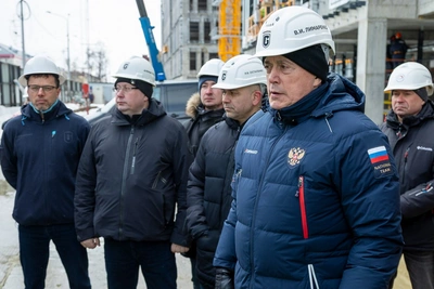 Лимаренко инспектирует строительство центра кампуса СахалинТех