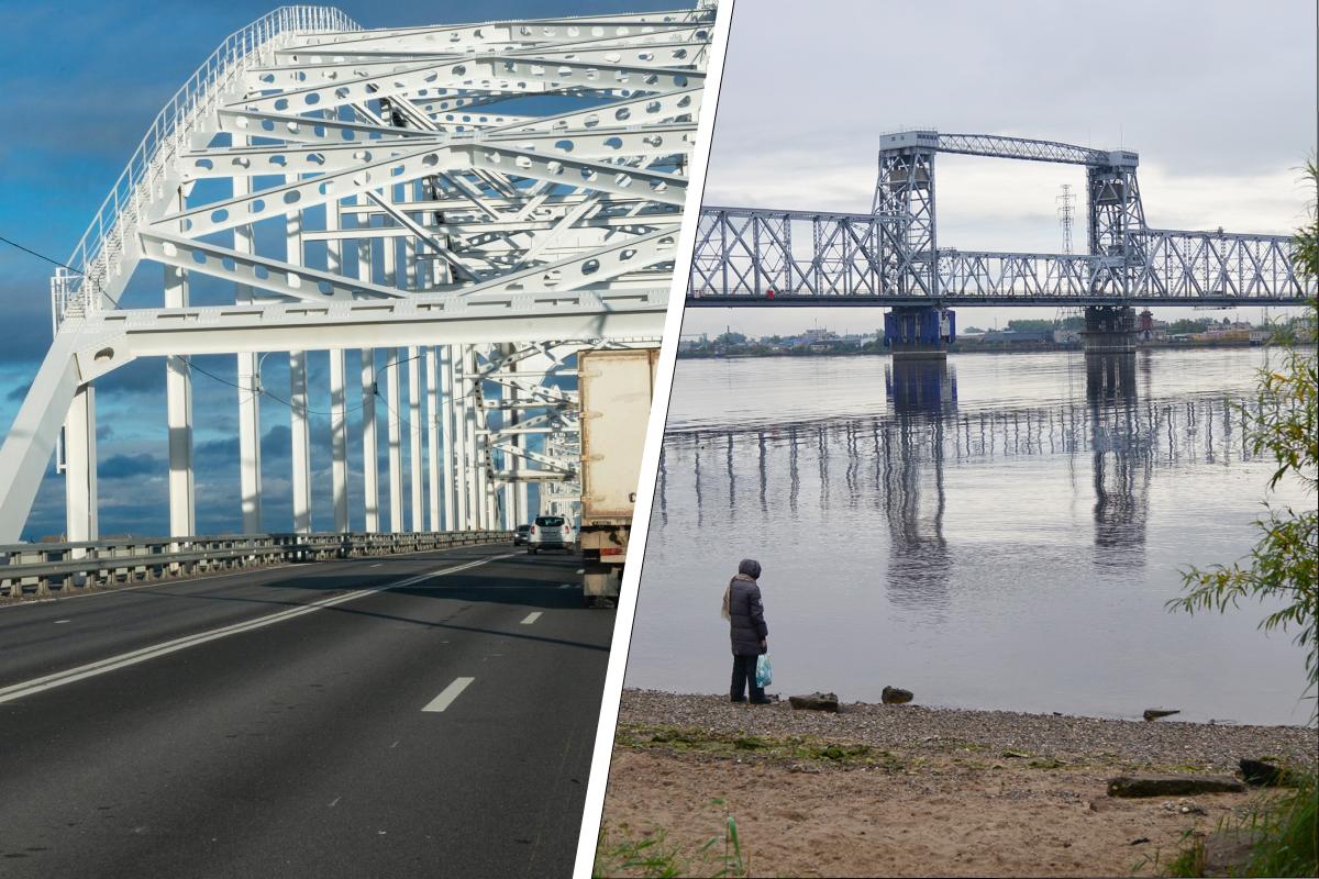 В Архангельске одновременно перекроют Краснофлотский и Северодвинский мосты