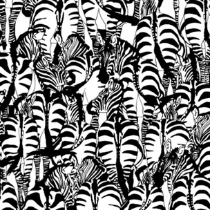 Тест на глазастость: Найди милашку-барсука среди табуна зебр