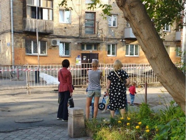 Провал разрыли, огородили и… На этом все закончилось | Источник: Мэрия Красноярска / Telegram