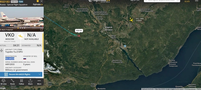 Источник: FlightRadar24