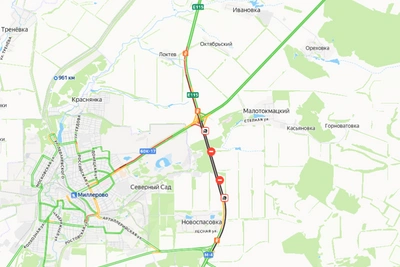 ДТП на М-4 перекрыло движение, есть объезд