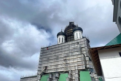 Реставрация Троицкого собора в Пскове продолжается