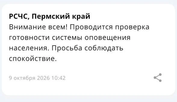 Такое сообщение появилось в приложении МЧС | Источник: МЧС