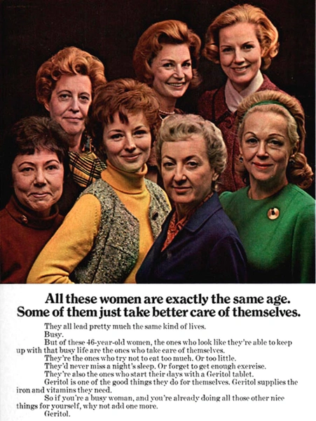 Как выглядели 46-летние женщины всего пятьдесят лет назад | Источник: vintag.es