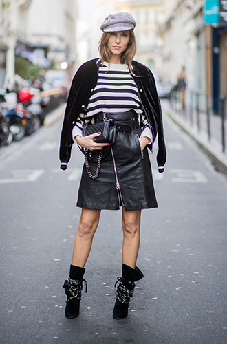 Фото №8 - Как носить самые модные юбки сезона: мастер-класс от звезд street style хроник