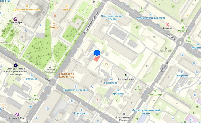 Здесь притаился дом на Ингодинской, 47 | Источник: 2gis.ru