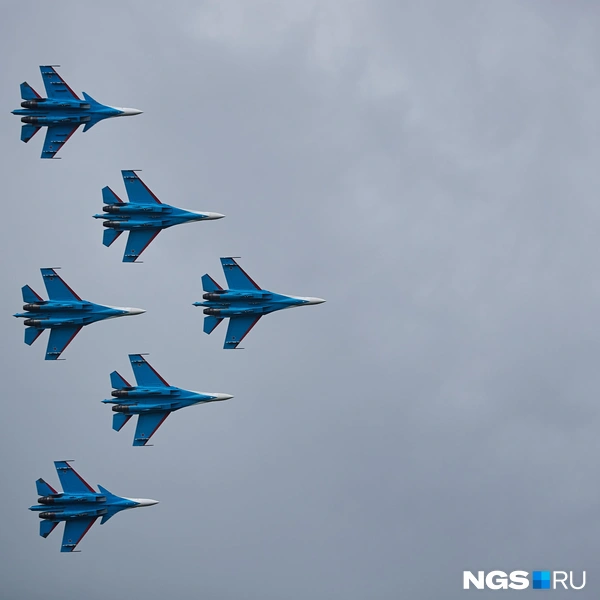 «Русские Витязи» смогли показать программу полностью во второй раз | Источник: Александр Ощепков / NGS.RU