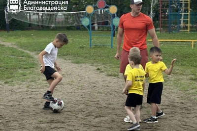 Площадки в детсаду №68: мозаика, усадьба и семь чудес