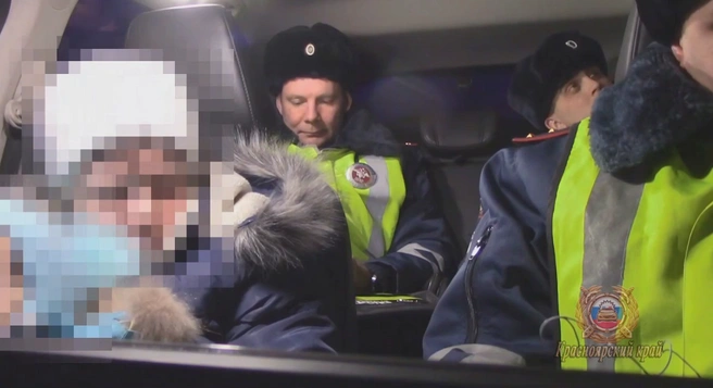 По словам женщины, она выпила 150 граммов водки | Источник: 24_ГОСАВТОИНСПЕКЦИЯ_ / Telegram