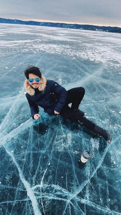 Дэвид был в восторге от Байкала: про наше озеро он знал еще со школы и всю жизнь мечтал увидеть его живьем | Источник: Дэвид Поведа / личный архив