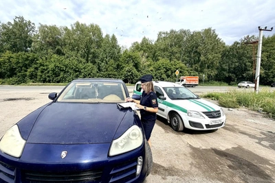 Porsche Cayenne должника нашли на парковке в Новосибирске