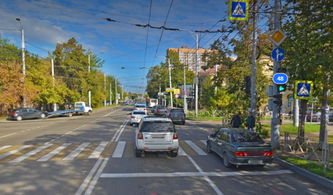 На улице Дзержинского в Краснодаре поменяют схему движения