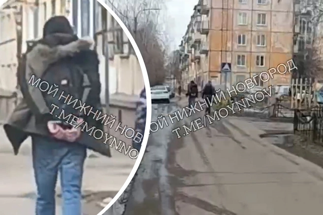 Сотрудники Росгвардии задержали мужчину | Источник: Мой Нижний Новгород / Telegram