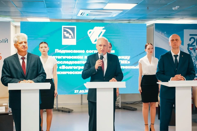 Продолжая развитие базовых кафедр и лабораторий, ТМК и ВолгГТУ подписали новое соглашение | Источник: пресс-служба ТМК