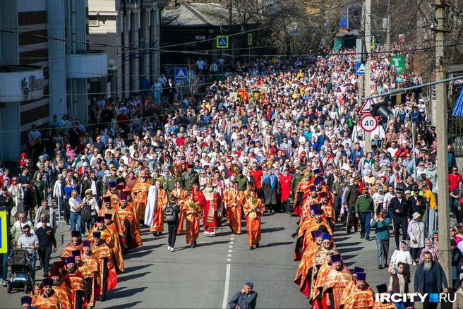 Движение перекроют в центре Иркутска на время крестного хода 6 сентября. В город привезут христианскую святыню | Источник: Ксения Филимонова / «ИрСити»