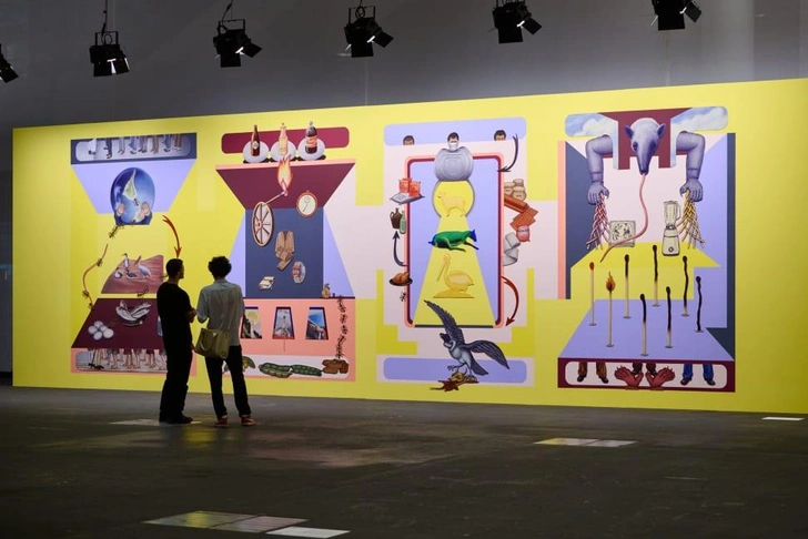Картина Клаудии Мартинес Гарай Conversiones (2025) была продана галереей Grimm музею Pérez Art Museum Miami за 90 тыс. евро. | Источник: artbasel.com