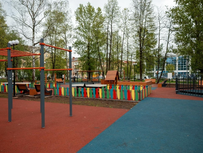 Спортивные и детские площадки парка | Источник: Александр Куренной / 76.RU
