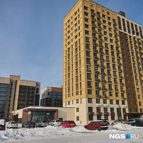 В доме на Радиостанции № 2, 22/2 уже работают магазин и пункты выдачи. До строительства новых домов жителям приходилось ходить за покупками на КСМ | Источник: Александр Ощепков / NGS.RU