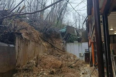 Rescuers cut trees third time after Adler landslide
