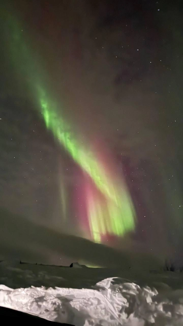 Северное сияние не оставит никого равнодушным | Источник: Кристина / Личный архив