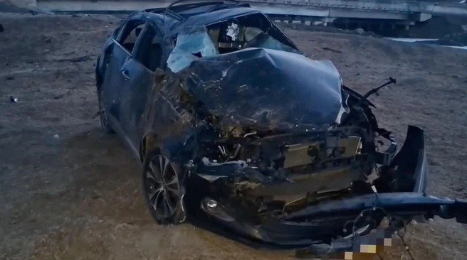 Автомобиль разворотило | Источник: Госавтоинспекция Забайкалья