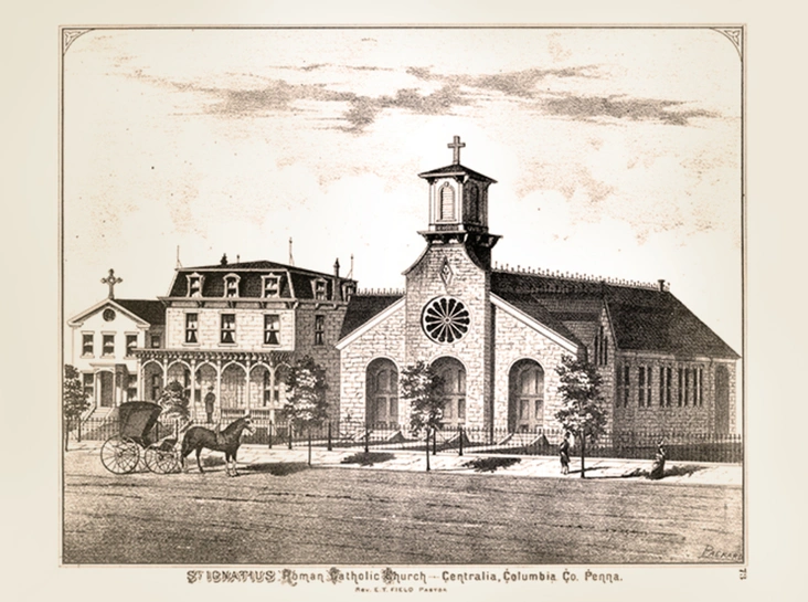 Централия в 1876 году