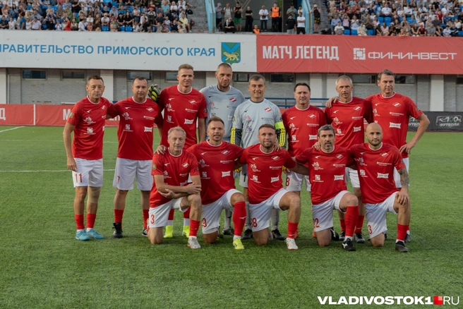 Команда Спартака | Источник: Елена Буйвол /VLADIVOSTOK1.RU