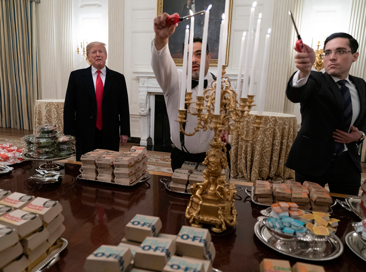Фото №3 - Как президент Трамп пошутил над диетой жены (но заставил всех смеяться над собой)