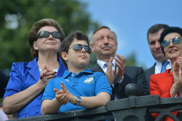 Валентина Терешкова с младшим внуком Андреем