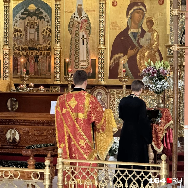 Сейчас в храме Ремезова проходят службы | Источник: Сергей Петунин / 164.RU