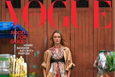 Omsk Top Model Graces Vogue Thailand Cover