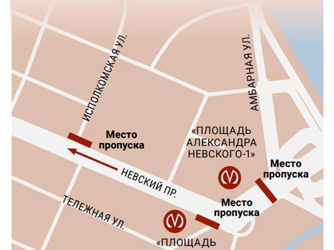 Схема входа на шествие «Бессмертного полка» 9 Мая 2026 года | Источник: организаторы
