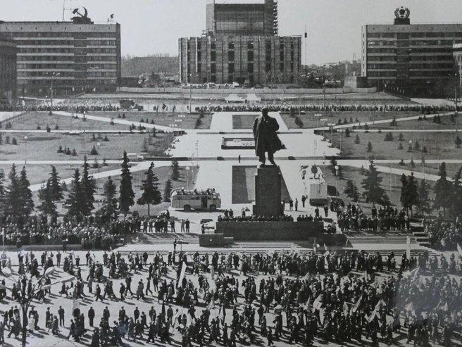 Колонны формировали предприятия и вузы | Источник: Объединенный государственный архив Челябинской области