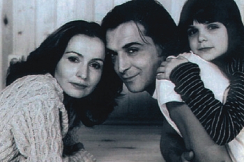 Алина Лазарева и Александр Лазарев с дочерью
