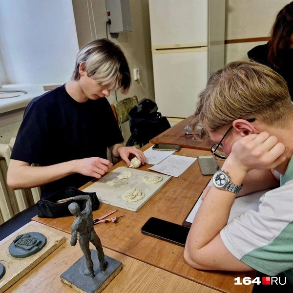 Ребята на занятии | Источник: Виктория Федорова / 164.RU