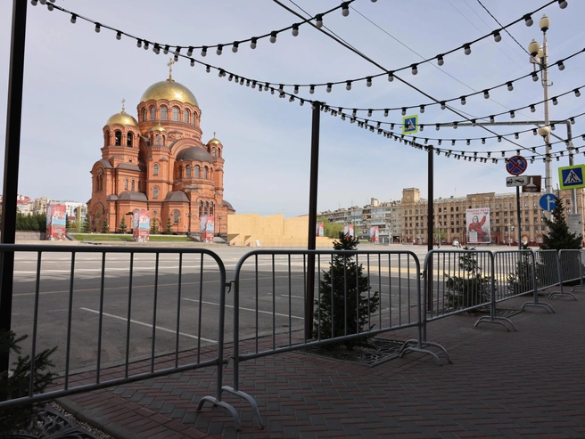 Волгоград активно готовится к празднованию Дня Победы | Источник: Алексей Волхонский / V1.RU