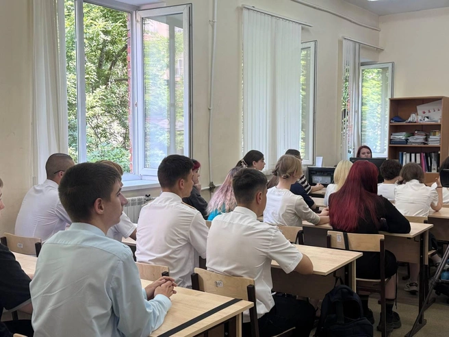 Ребята не только слушали, но и задавали вопросы | Источник: Елизавета Ситникова