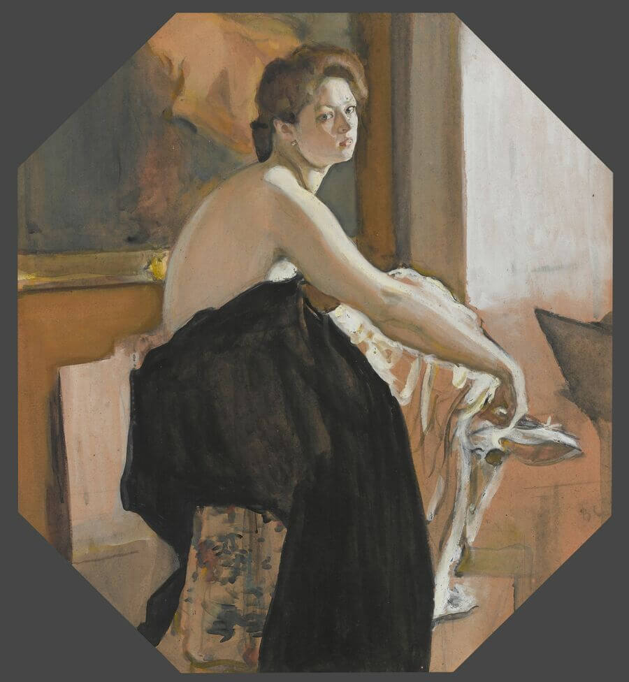 Серов В. А. Натурщица. 1905. | mcmaison.ru