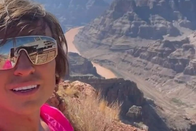 Прохор Шаляпин опубликовал видео с края Большого каньона в США