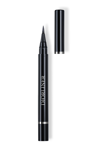 Автоматическая жидкая подводка-лайнер для глаз Diorliner, Dior. Представлена в черном и коричневом цветах.